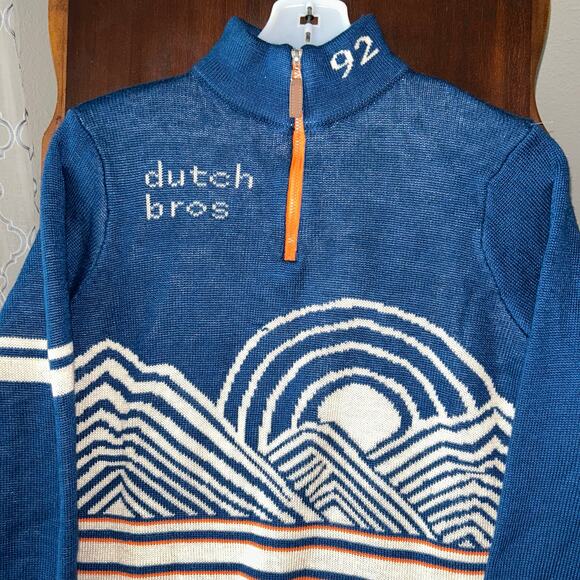 DUTCH BROS COFFEE - Women's Medium Vintage 1992 Sweater - Picture 2 of 5
